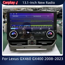 13.1 Inch Car Radio For Lexus GX460 GX400 2008-2023 Android 13.0 Carplay Car Multimedia Player Navigation Auto Stereo Head Unit