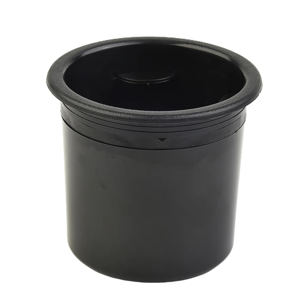 Drink Can Cup Holder ABS Drop In For Put Water Cups/drinks Plastic Practical Recessed 90*80mm Accessory Black Universial