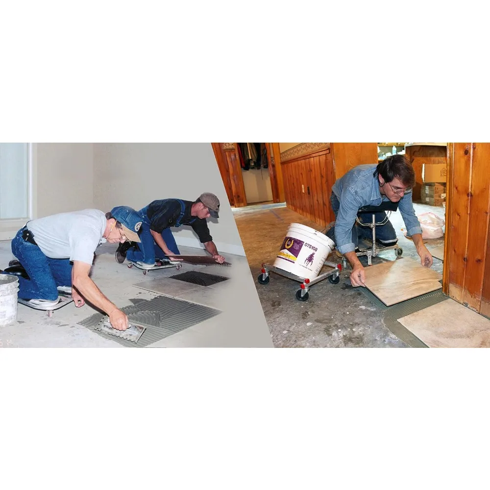 

Kneeling/Sitting Creeper w/3" Casters & Chest Support, Black