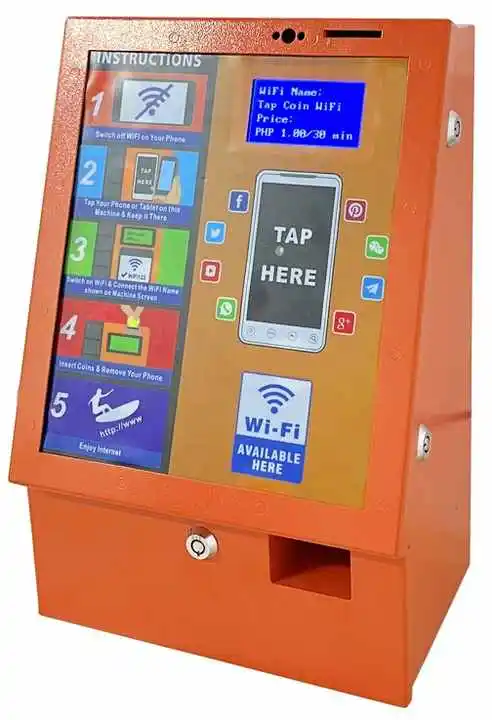 Outdoor 4G Wifi Payphone Coin For Prison Smart Card Payphone