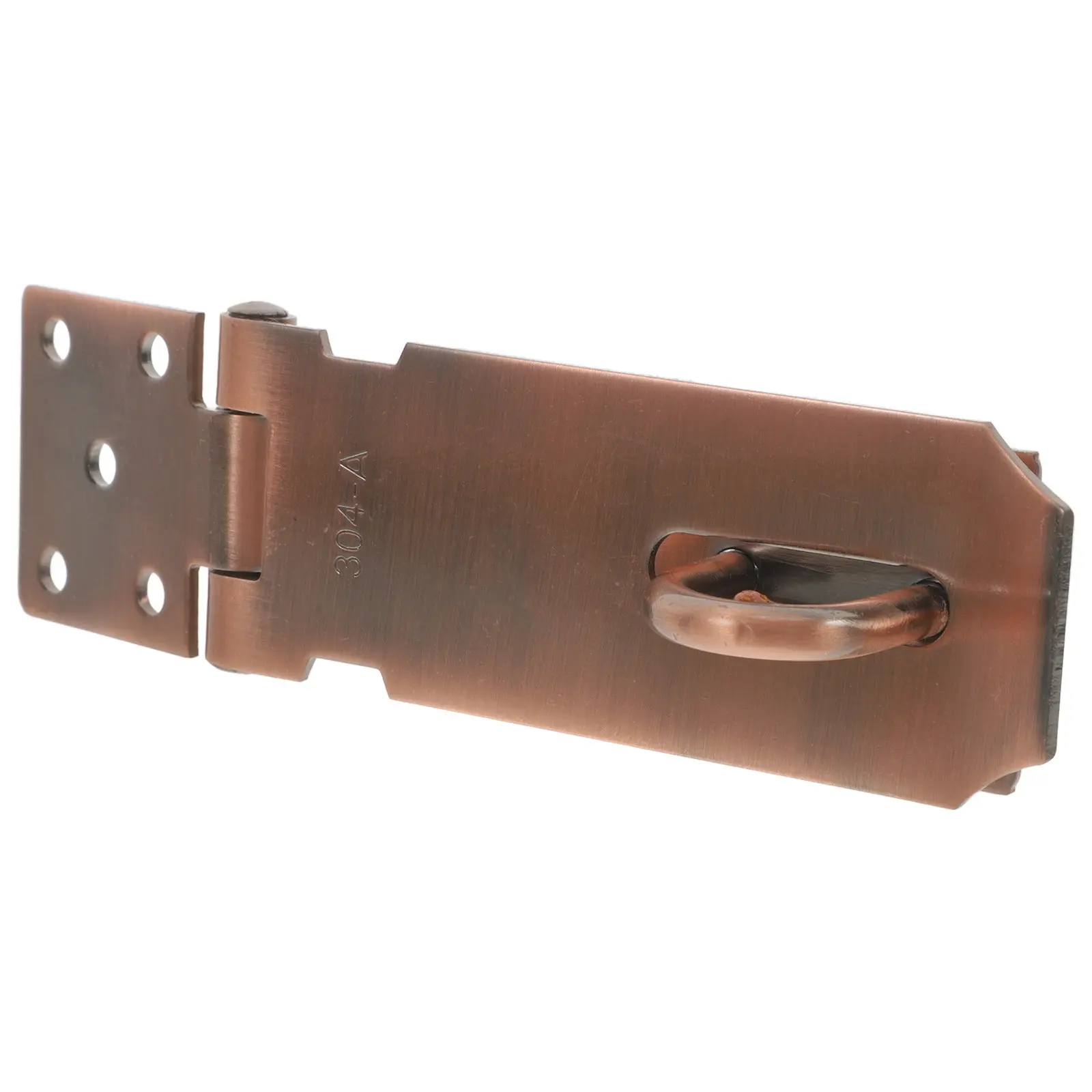 Heavy Duty Stainless Steel Lock Hasp Space Saving Latch for Shed Door Cabinet Gate Security Padlock Hasp Lock for Shed