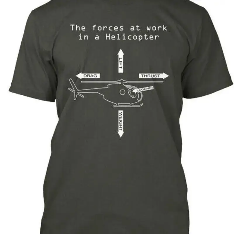 Helicopter Legend Pilot Crewchief Gift Forces T Shirt Made in USA Size S to 5XL