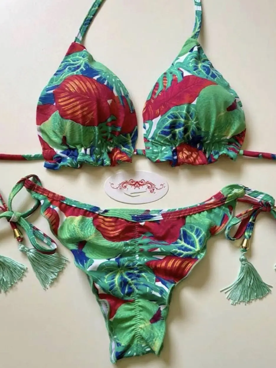 Maillot de bain sexy pour femmes, ensemble deux pièces, soutien-gorge push up, pour la plage, nouvelle collection 2023