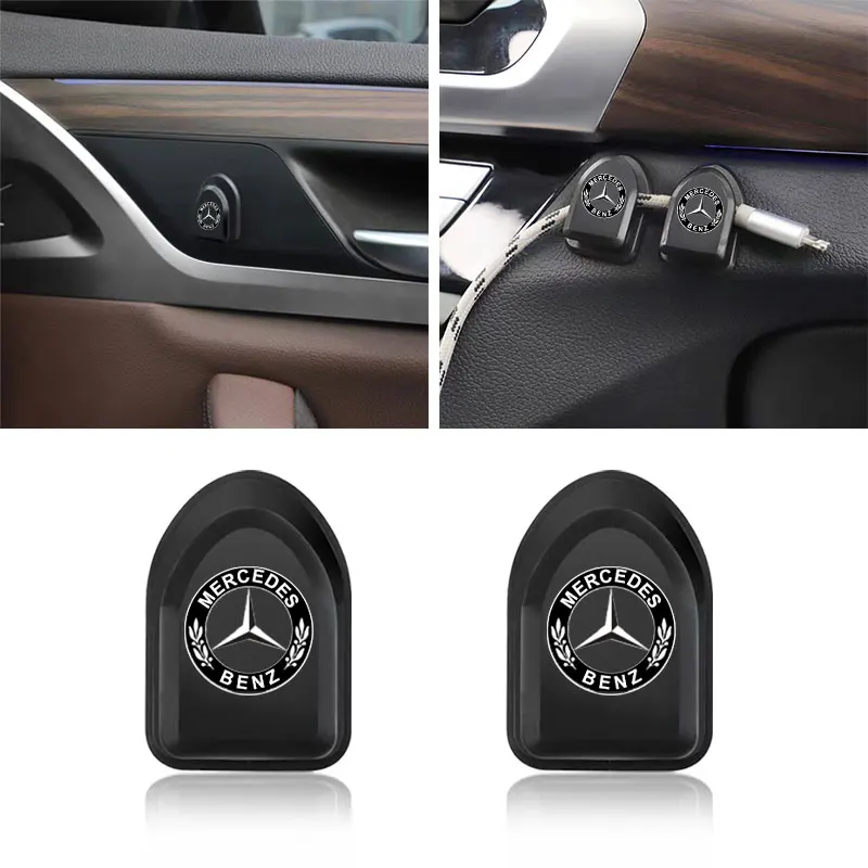 Mini Car Hooks USB Cable Headphone Key Storage Hooks for Mercedes Benz B/C/E/S Class A Class C200L GLC GLK CLA GLA Car Styling