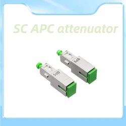 Atenuador SC/APC yin y yang SC/APC 0-30db de fibra óptica, macho y hembra, atenuador fijo SC