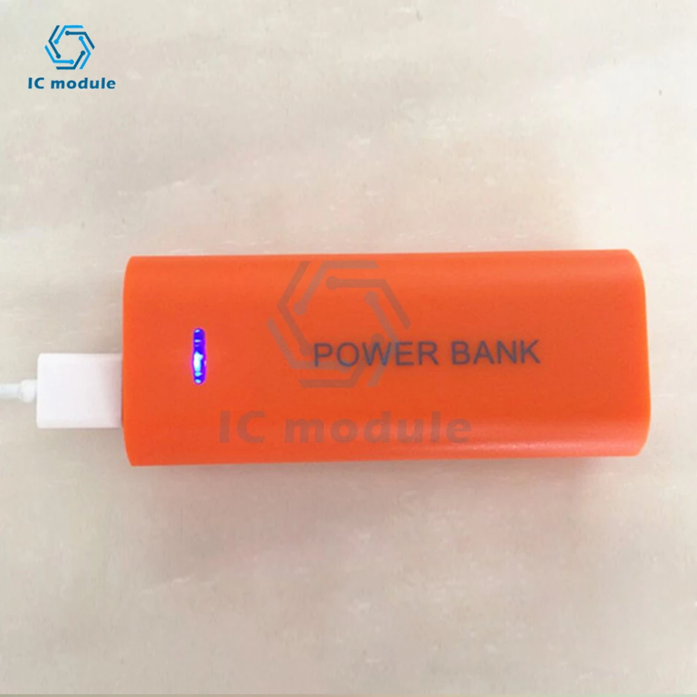 Power Bank Case 2-cell 18650 Battery Box per Smart Phone Charge 5V 1A per batteria 18650 con indicatore luminoso