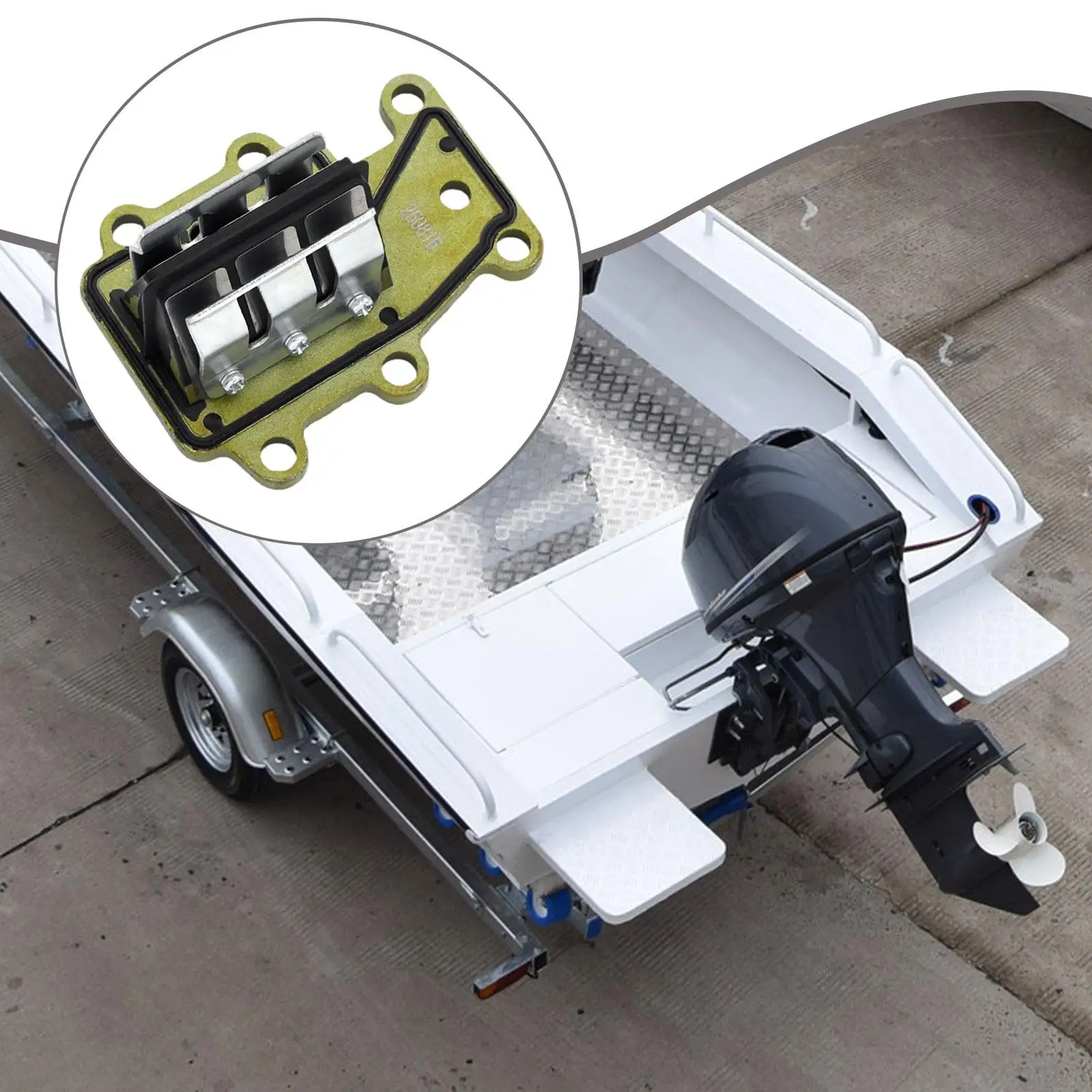 

Впускной клапан в сборе 6E8-13610-0 для Yamaha T9.9 2-тактный 15HP