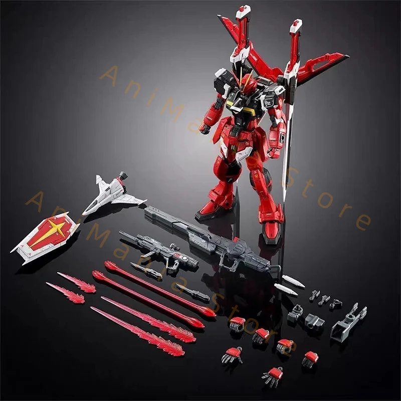 

Bandai Gundam Model Kit RG Sword Impulse Spec 2, аниме-фигурка Gunpla, строительный комплект, коллекционные фигурки, игрушки для мальчиков, подарок