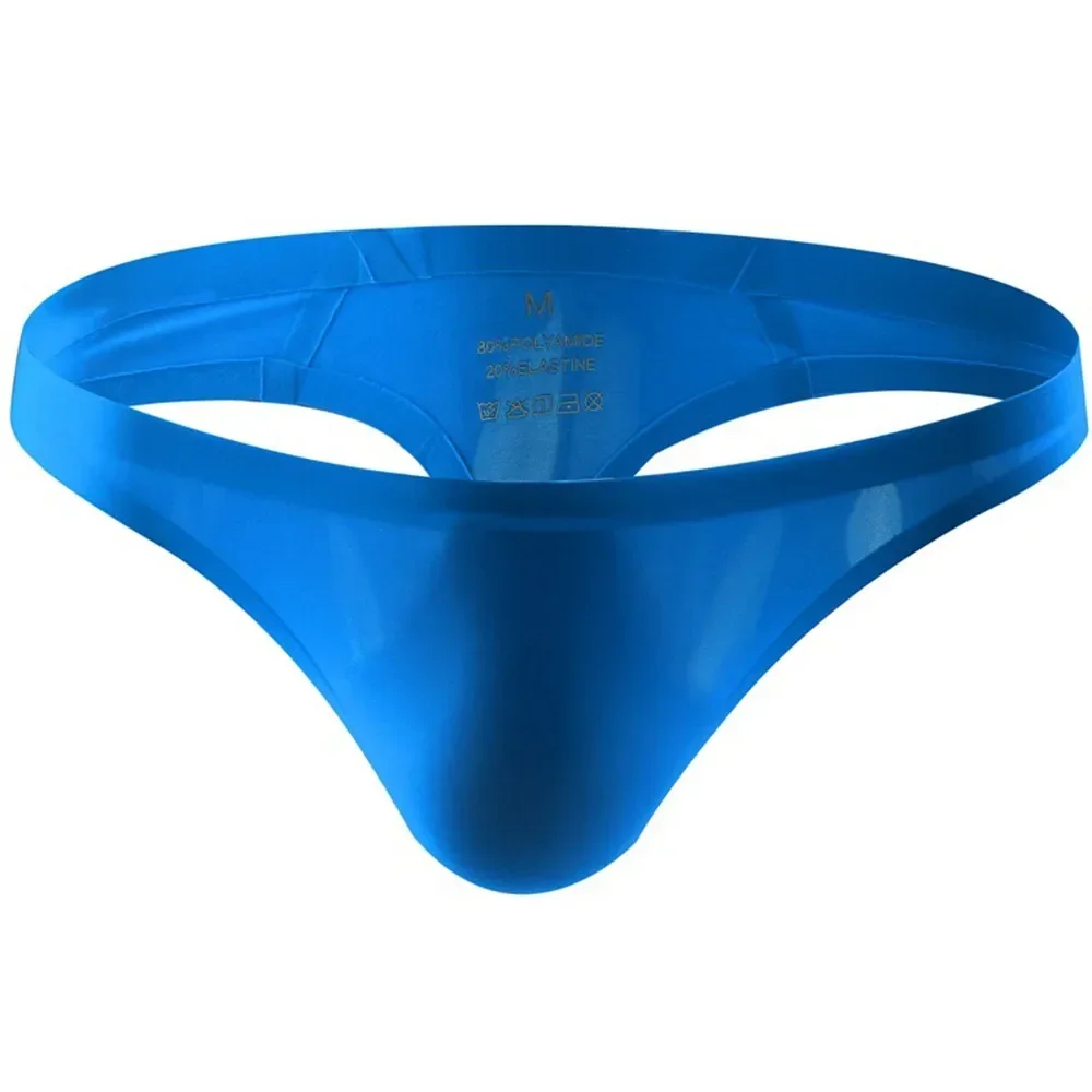 

Men'S Seamless Ice Silk Breathable Sexy -Piece Briefs Low-Rise Thong T-Pants Men's Panties Gay Men's Thongs Brazilian Underwea