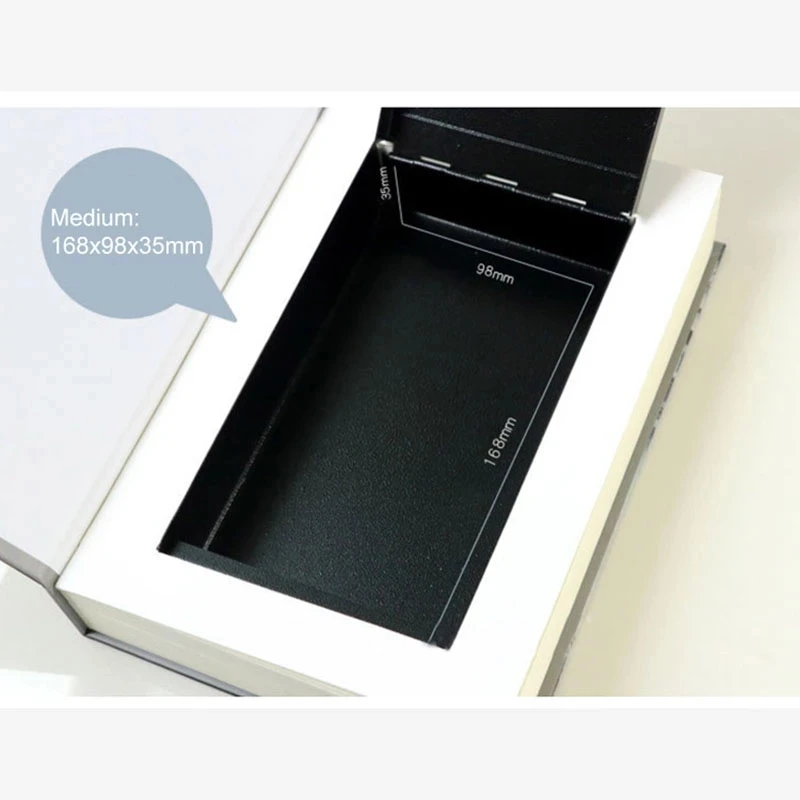 Início Livro Safe Key Lock Type, Secret Book Hidden Cofre, Metal Aço Simulação, Classic Books, Money Box, Coin Bank, alta qualidade