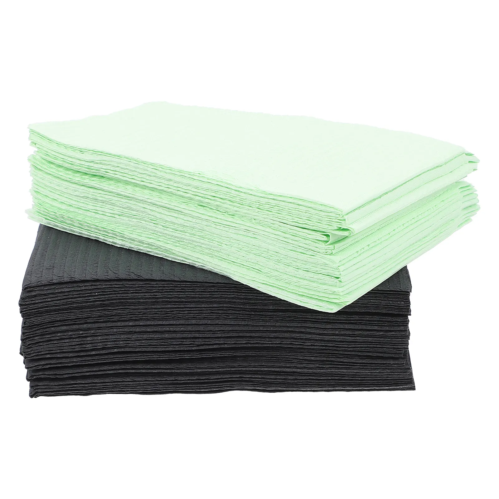 40Pcs Tattooing Tablecloth Disposable Three-Layer Pe Tattoo Mat with Leak-Proof Layer Non-Slip Grid Backing for Professional