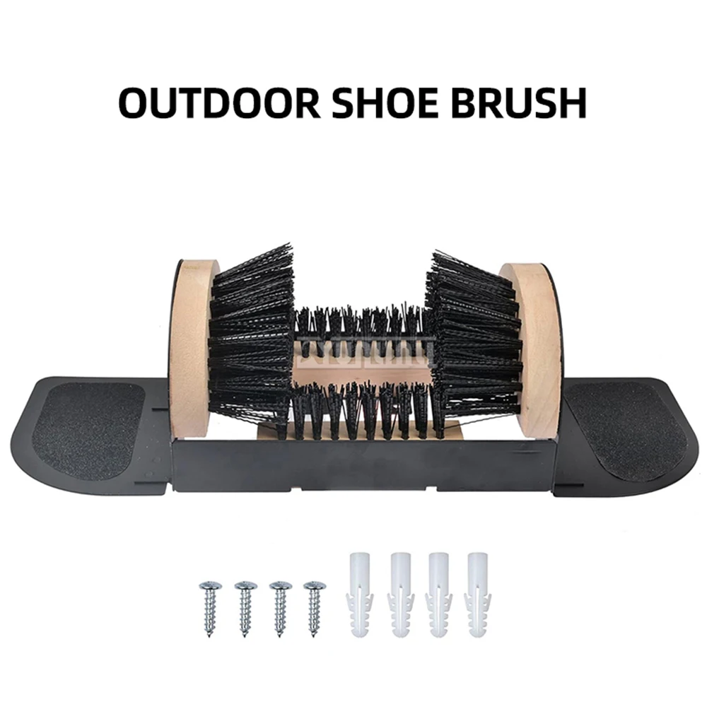 Outdoor Courtyard Portable Shoe Polisher Multifunctional Snow Mud Brush Shoe Brush For Home Entrance Hall