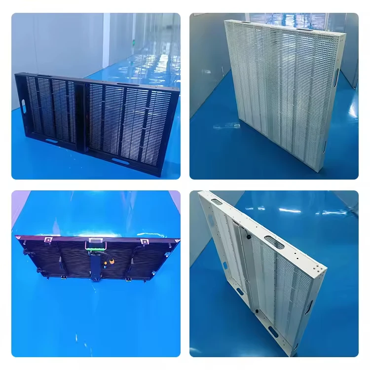 Pantalla LED transparente P3.91, pequeña pared de vidrio transparente del edificio, Panel LED, pantalla LED Wif con alto brillo