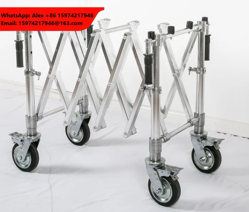 Roundfin Funeral Product Casket Truck Church Coffin Trolley Corpse Transport Trolley