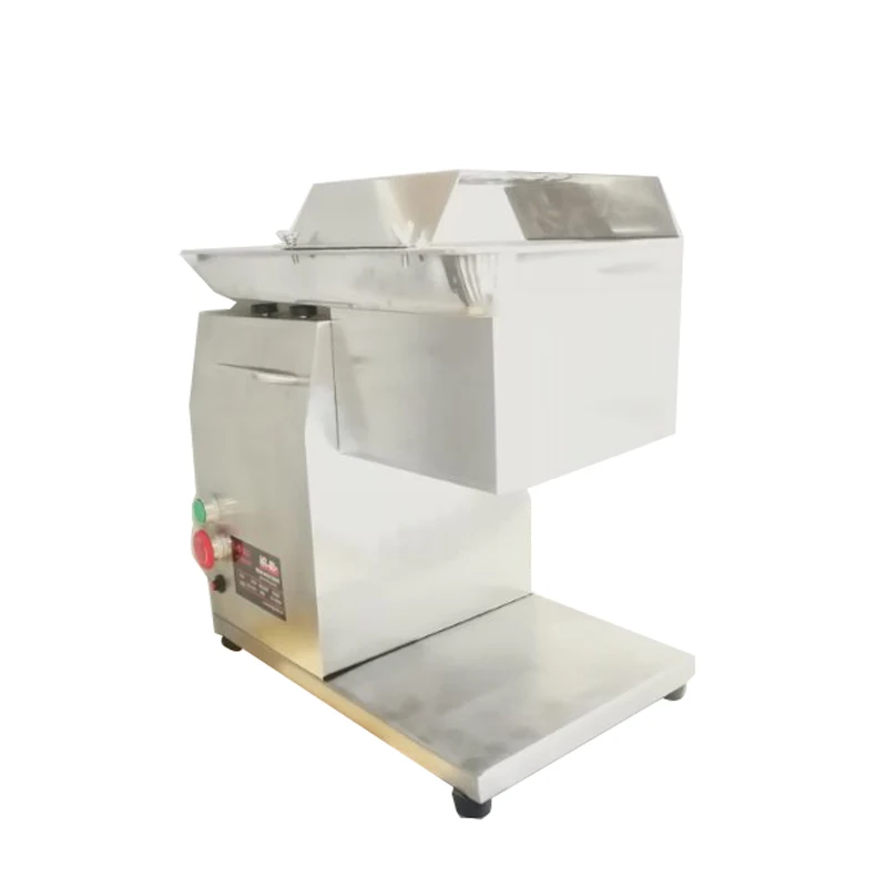 Professional Automatic Fresh Chicken Beef Meat Slicer Cutter Machine 80KG/h 850W Food Processing Machine