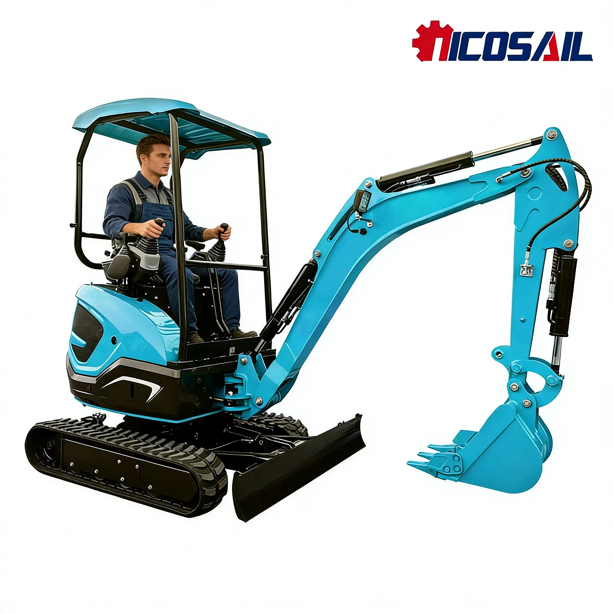 

High Quality Mini Excavator - China-Made, EUR5 Approved for Construction & Animal Husbandry Facilities