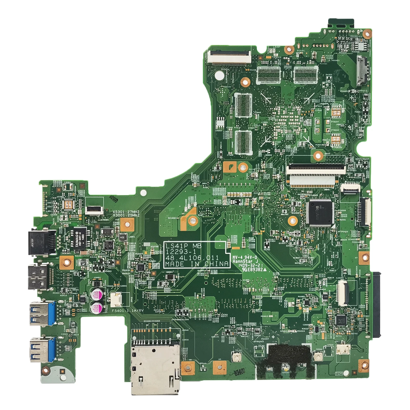 Placa-mãe portátil totalmente testada para Lenovo, Mainboard, S510P, I3-4010U CPU, 12293-1, 48.4L106.011, 15 pol