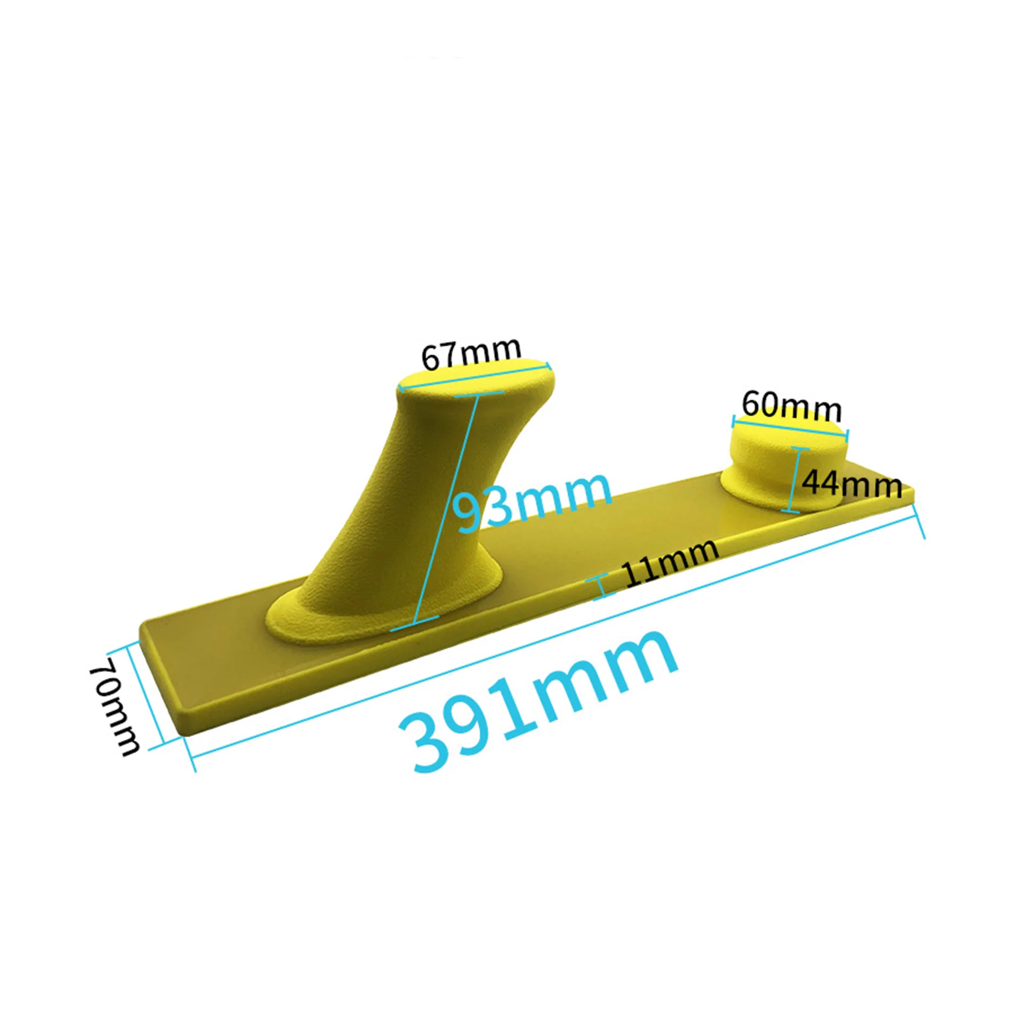 70X390Mm Hook และ Loop Sanding Block EVA โฟมขัดสำหรับพื้นผิวโค้ง Auto ไม้ mental
