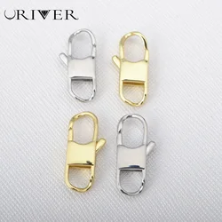 5 Pcs/Lot Lock Spring Buckle for Diy Jewelry Making Supplies Gold/Silver Color Clasps for DIY Bracelet Necklace Parts Accessorie