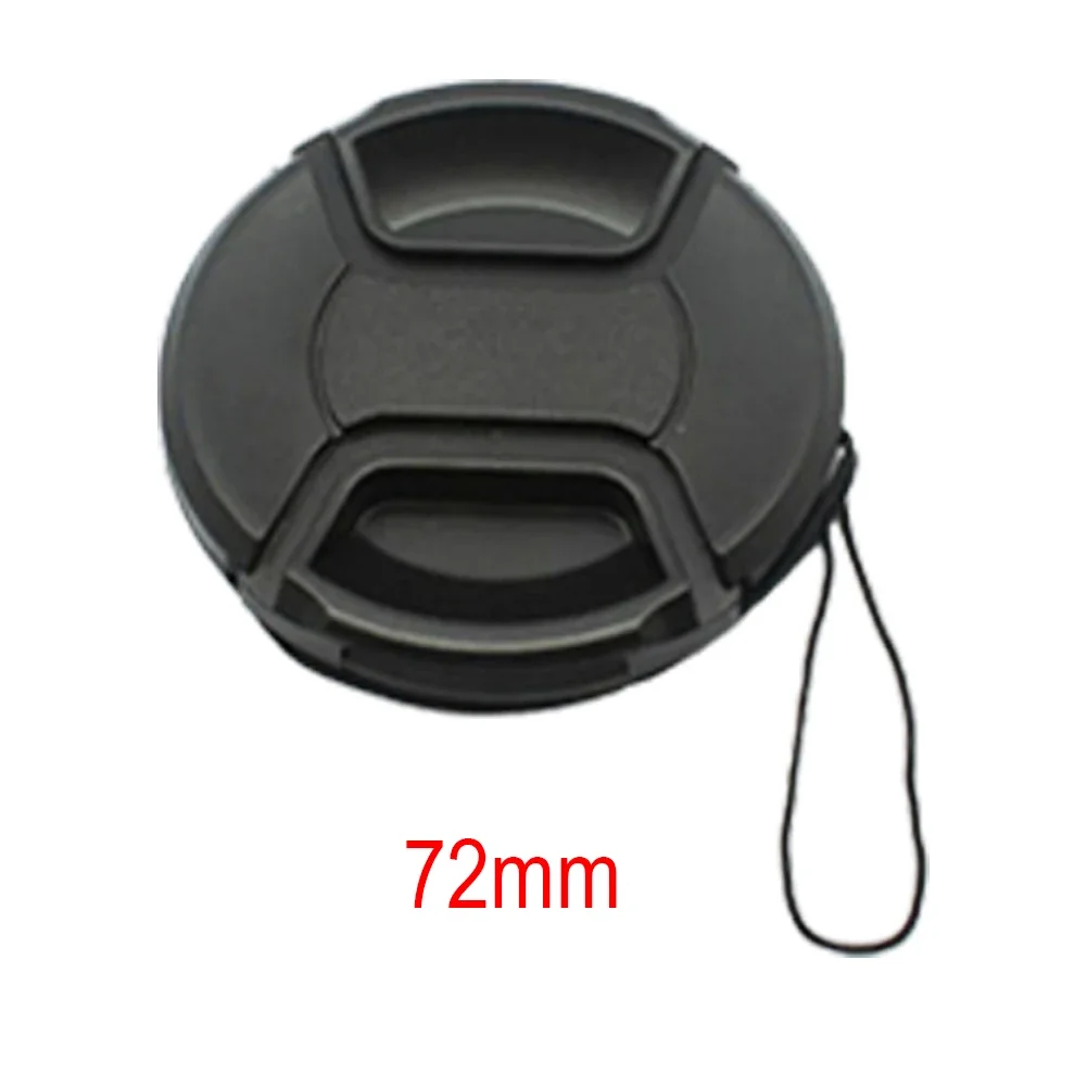 Wordless Lens Cap 49 52 55 58 62 67 72 7782mm Camera Lens Cap Snap-on Cap Cover For Camera Lens Cap Protection