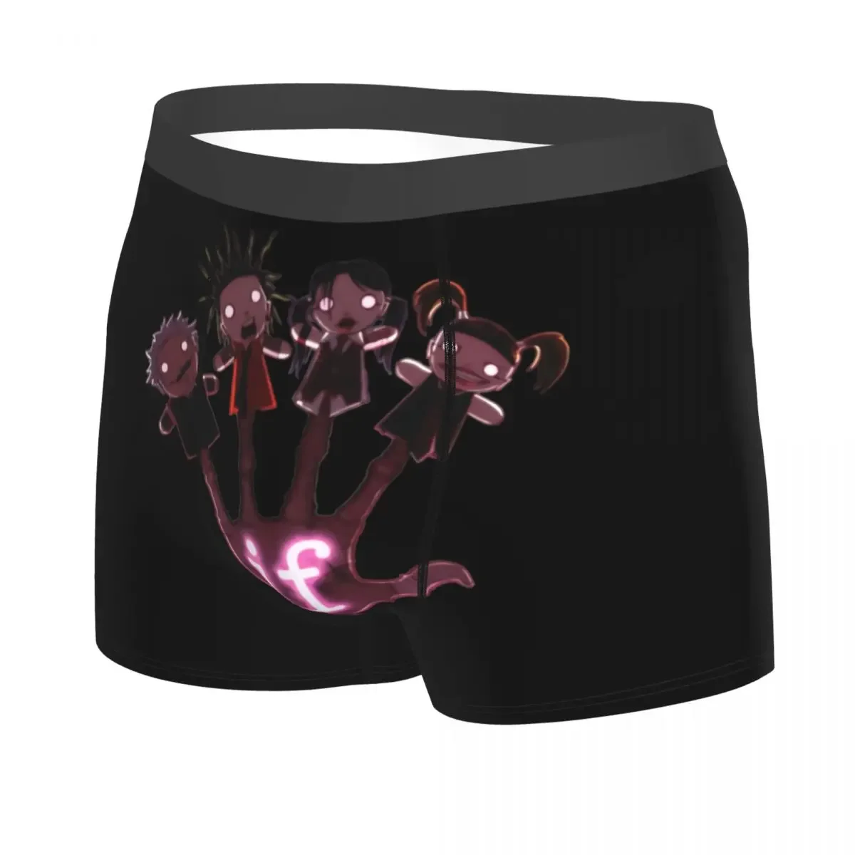 Custom If  Mindless Hip Hop Punk Rock Self Indulgence Boxer Shorts For Homme 3D Printed Electro Underwear Panties Briefs