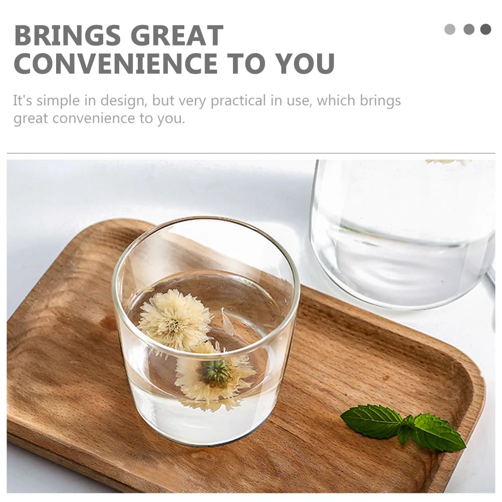 

1Set Cold Water Jug Glass Transparent Large Capacity Cooling Kettle for Tea Beer Ice Beverage Household Party Pool Bbq Picnic