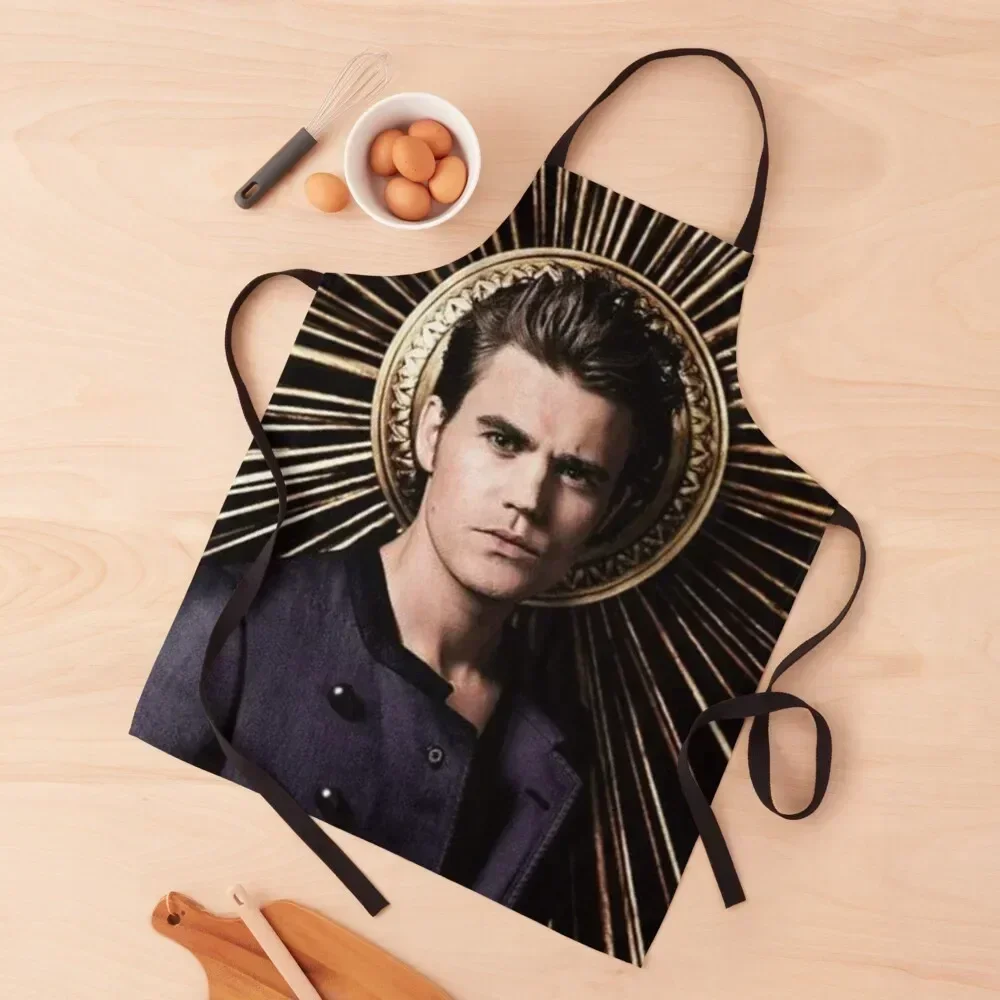 

Paul Wesley Apron For Cosmetologist Costume Waiter Apron