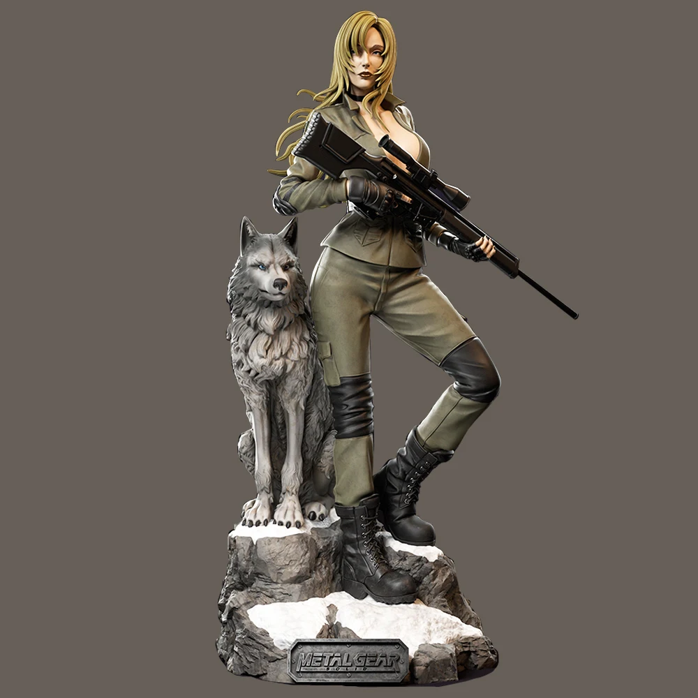 Sniper Wolf Figure 1:16 Miniature Figure Resin Model Kit Unpainted Plastic Model Kit A777