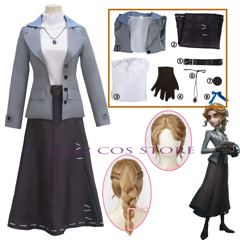 

Alice De Ross Cosplay Game Survival Reporter Cosplay Costume Woman Uniform Suit Halloween Party Role Play Outfit FOR Women