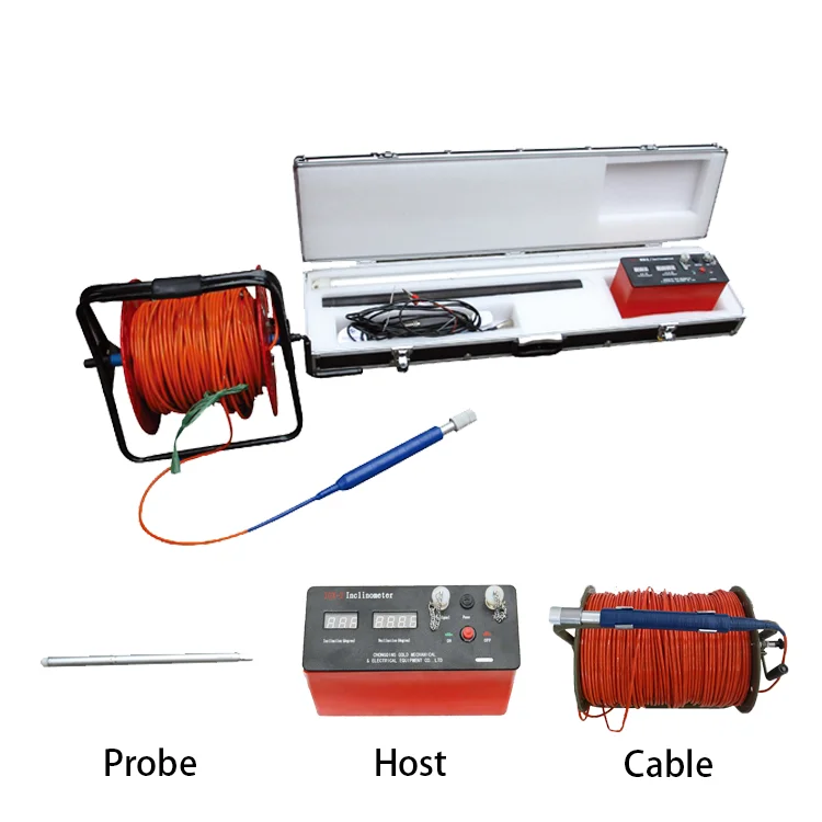 Portable digital drilling inclination tester, drilling deviation measuring instrument, underground deep hole inclination