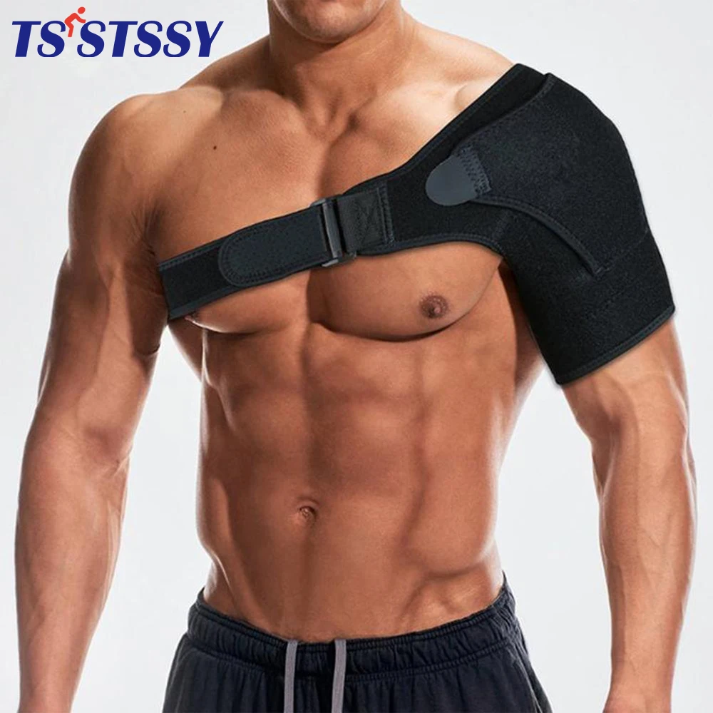 Adjustable Shoulder Brace Shoulder Stability Brace, Rotator Cuff Shoulder Support for Sports, Dislocated AC Joint, Labrum Tear