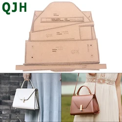 Cut-free kraft Paper Acrylic Template DIY Handmade Sewing Leather Design Drawings Shoulder Bag Hand Messenger Bag Pattern