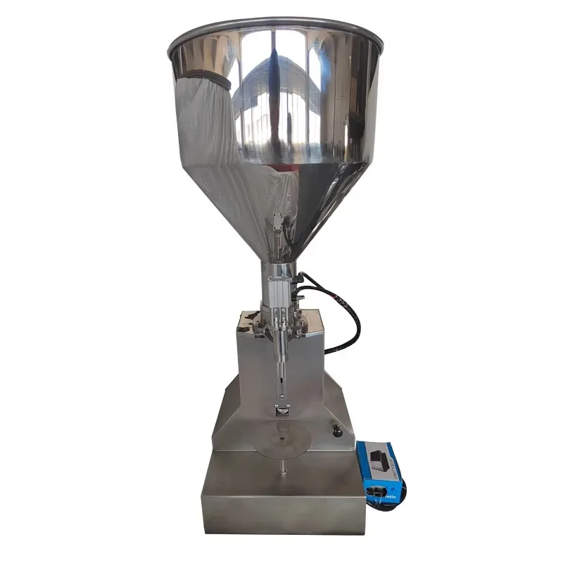 Small commercial machine - large filling range semi-automatic oil filling machine for chemical applications packaged in barrels