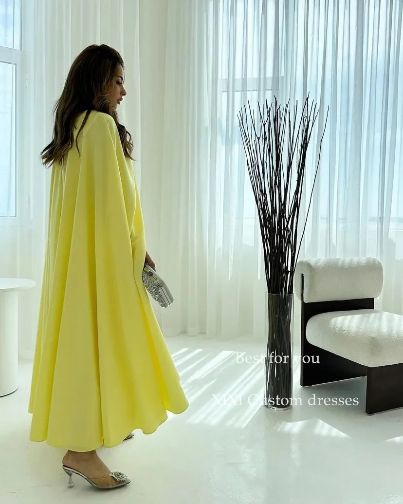 XIXI muslimagnaz raffainer a-line O scollatura lunghezza del pavimento Zipper Up Wedding Party Dress Vestidos De Festa abito da sera occasione formale Dr