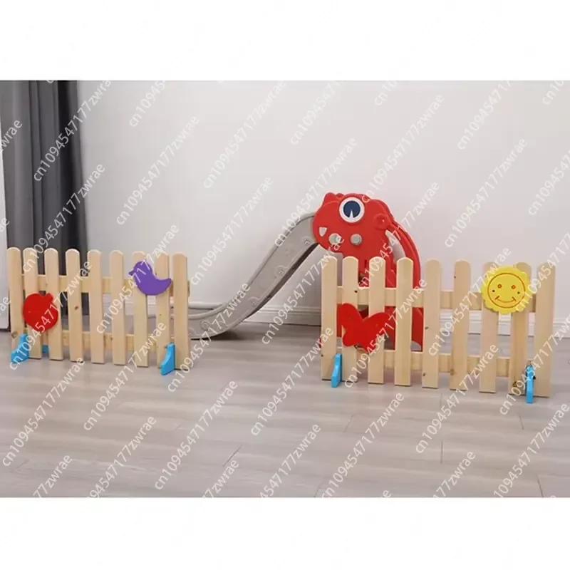 Colorful Children Foldable Wood square Indoor Play Yard Large Safety Fence for Kids' Playpens