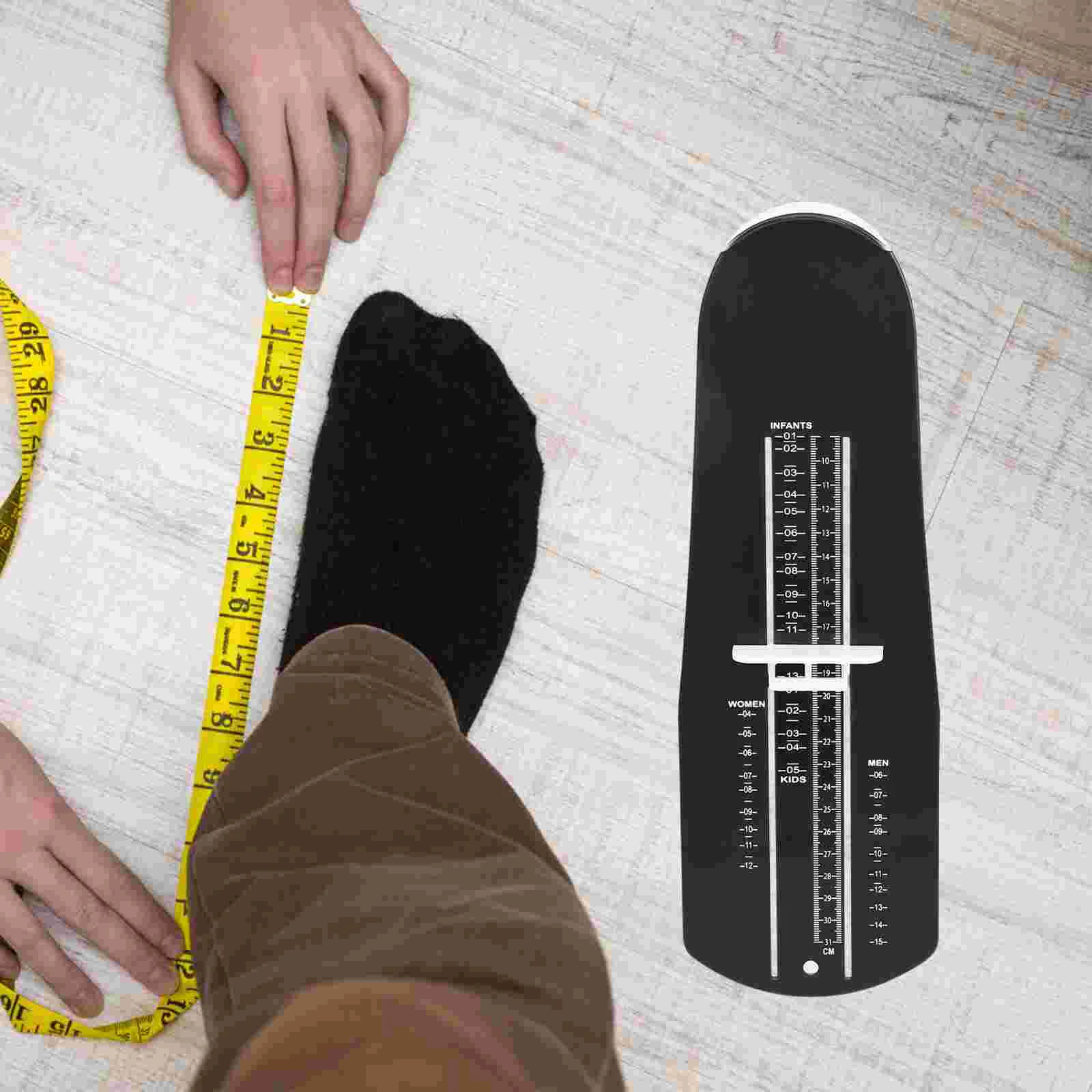 Foot Measuring Ruler with Size Chart Shoe Measurer Shoes Children's Adult Gauge