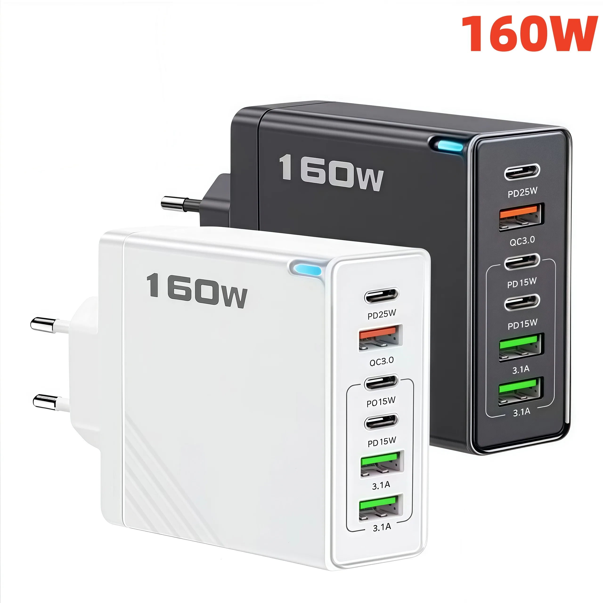 160W 6 Ports Pd Fas…