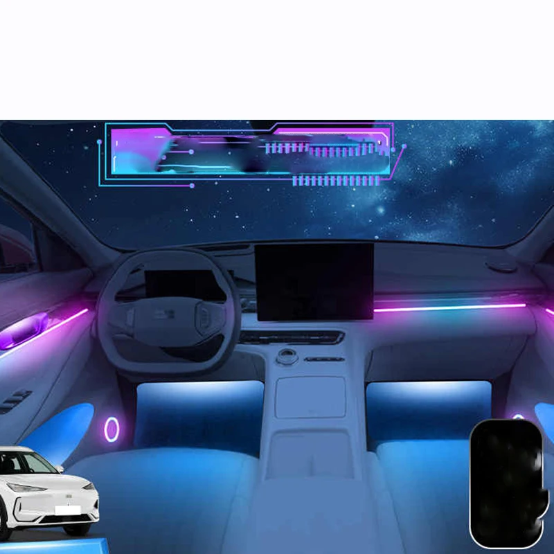 For Geely Galaxy E5 2024  Lnterior With Ambient Lighting Automobiles Parts Accesorios Para Auto Tools