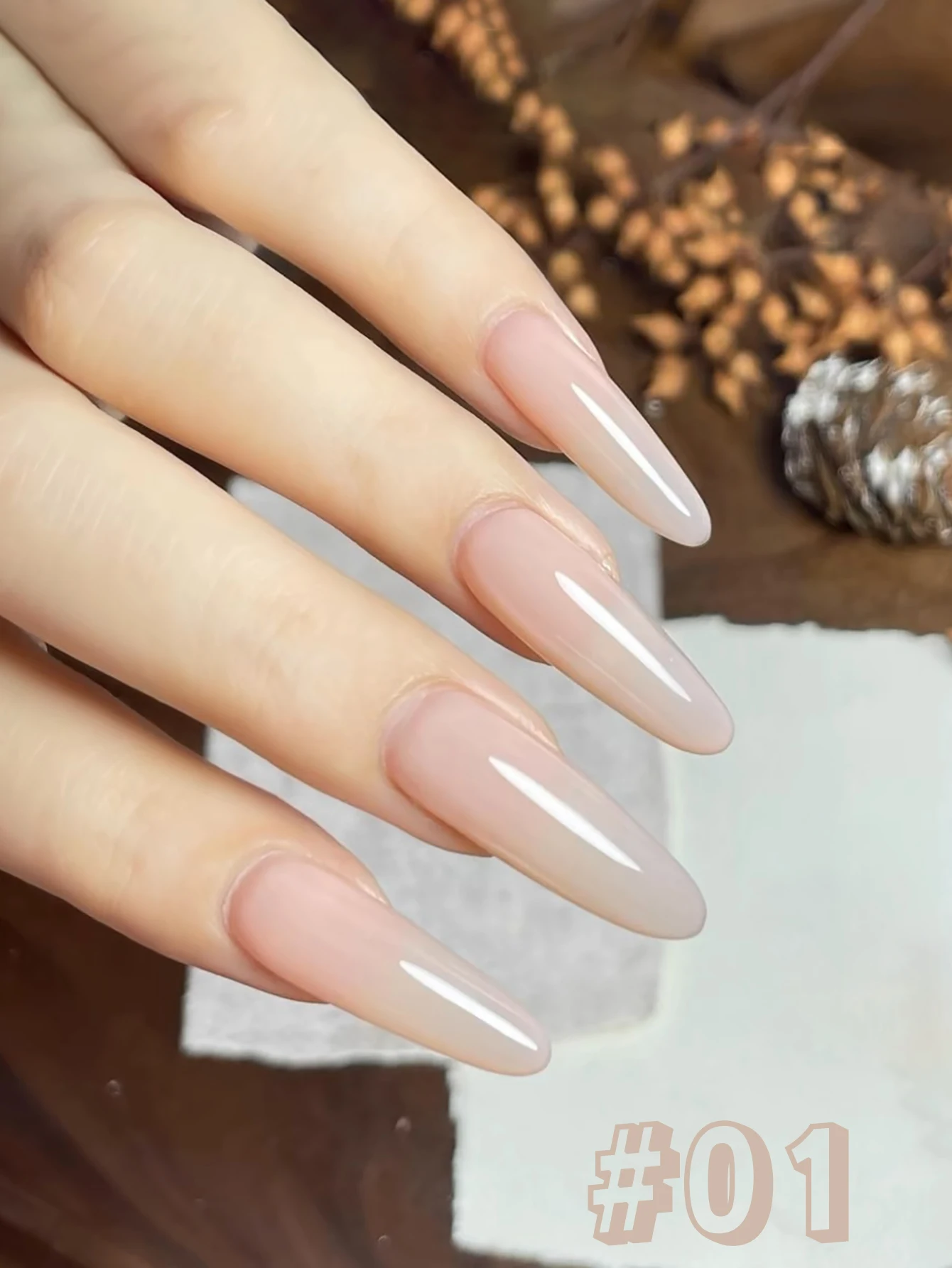 1pcs ZH New Popular Fairy Nude Color Gel Nail Polish 2026 Pure Desive Romantic Gel Nail Art Nail Supplies Pink Series Nails