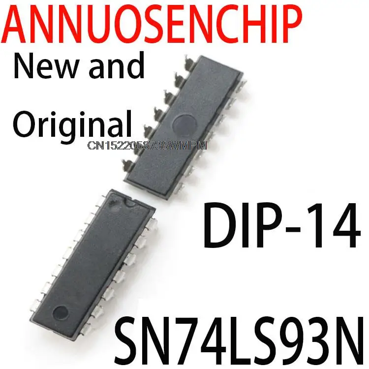 100PCS 74LS93 4-BIT BINARY COUNTER DIP-14 SN74LS93N