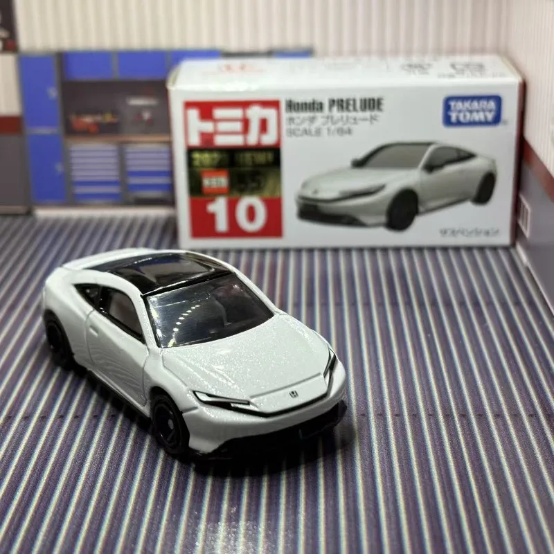 

TAKARA TOMY Diecast Alloy Toy Car Honda Prelude Model Red White Box No 10 Christmas gifts for children