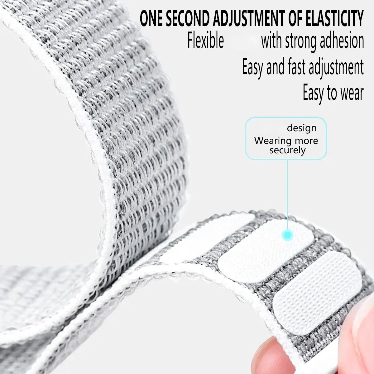Quick Nylon Loop Strap for Samsung Galaxy Fit 3 Adjustable Elastic Bracelet Watchband for Samsung Galaxy Fit 3 Band Accessories