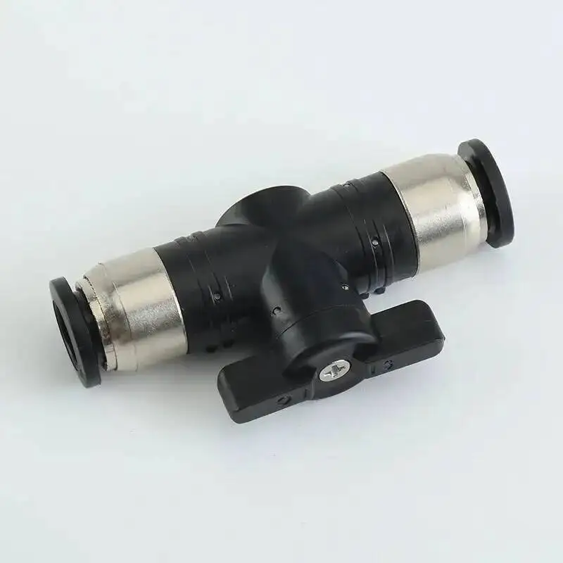 Pneumatic fitting 4/6/8/10/12/14/16mm Ball Hand Valve Switch Quick Plug BUC-4 BUC-6 BUC-10 Air Pipe Docking Quick Connector