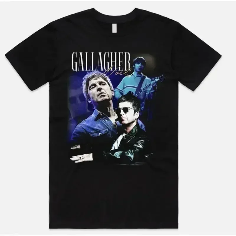 Noel Gallagher Homage T Shirt Top Retro Vintage Uk Eu Tour 2025 Merch Liam