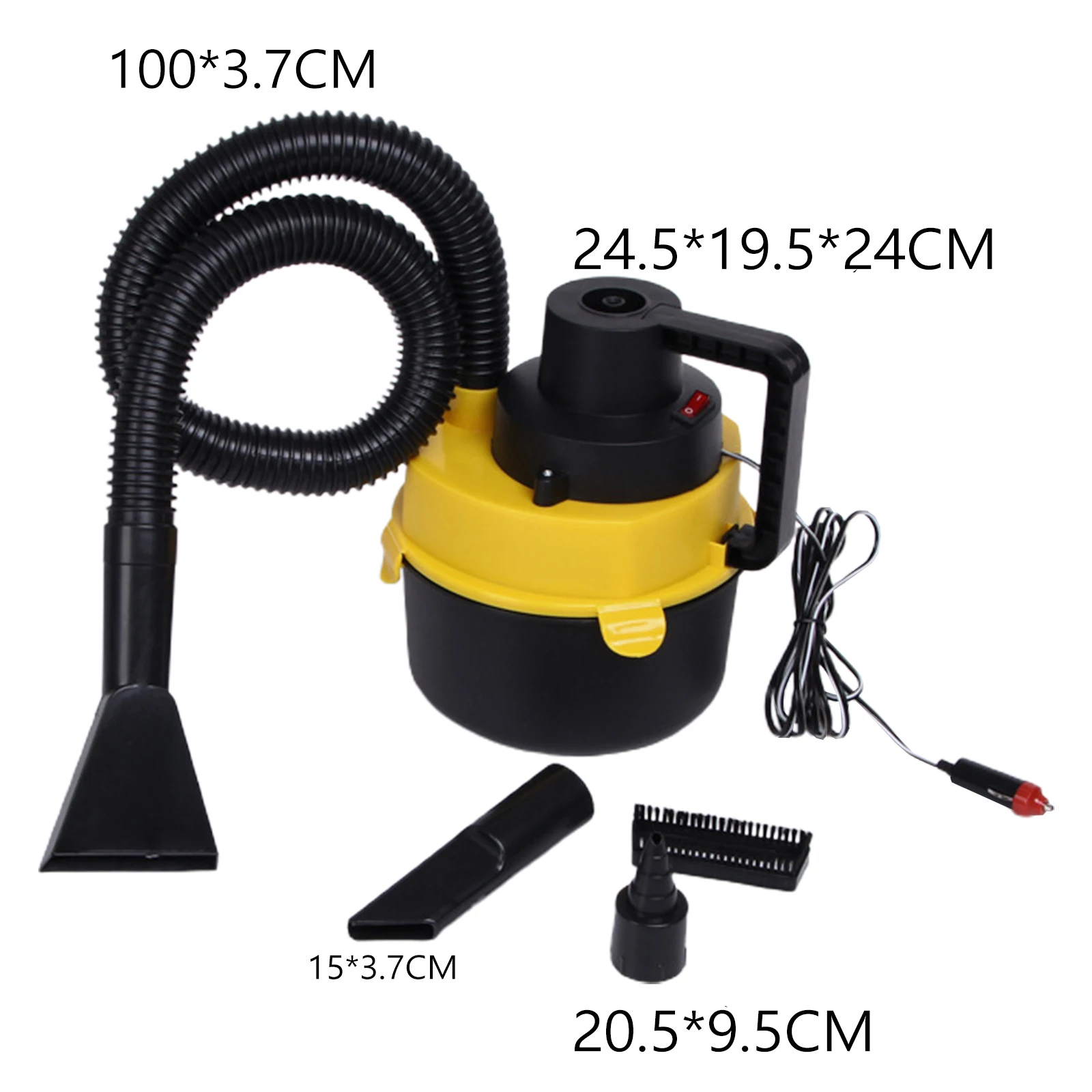 Car Vacuum Cleaner Wet Dry Vacuum Cleaner Lightweight Washable Dust Vacuum Cleaner Auto Vacuum for Vehicle RV Camper Boat