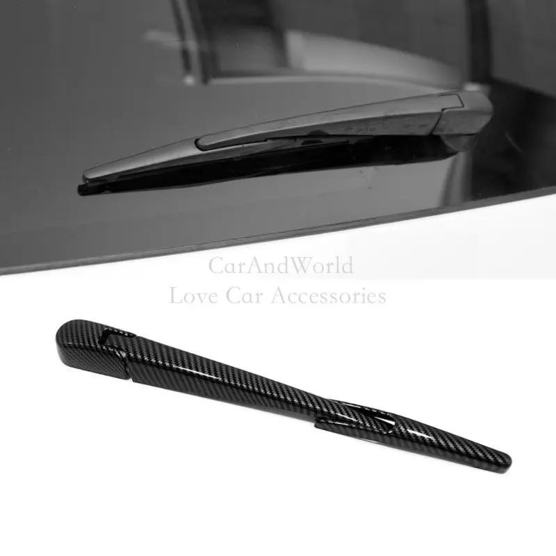 

ABS Carbon Fiber Tail Window Rear Wiper Windshield Scraper Cover Garnish Trims Car Accessories For Honda CRV CR-V 6th 2022-2025
