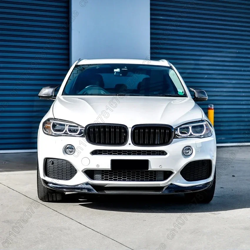 New1 Front Grille for BMW F15 X5 F16 X6 X5M F85 X6M F86 2014-2018 Gloss Black Front Bumper Mesh Guard Exterior Accessories Doubl