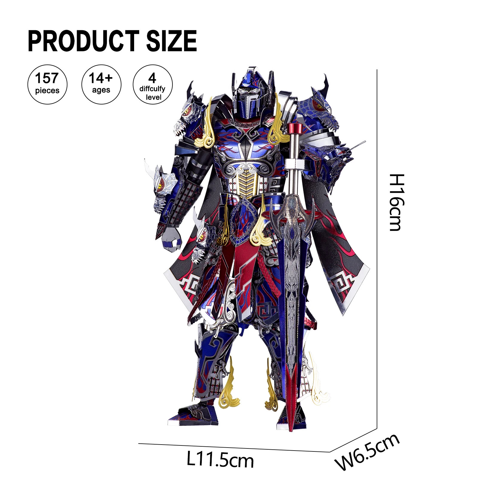 Piececool 3D Metal Puzzle TITAN Assembly Model Kits Teen Toys Jigsaw Puzzles DIY for Adult