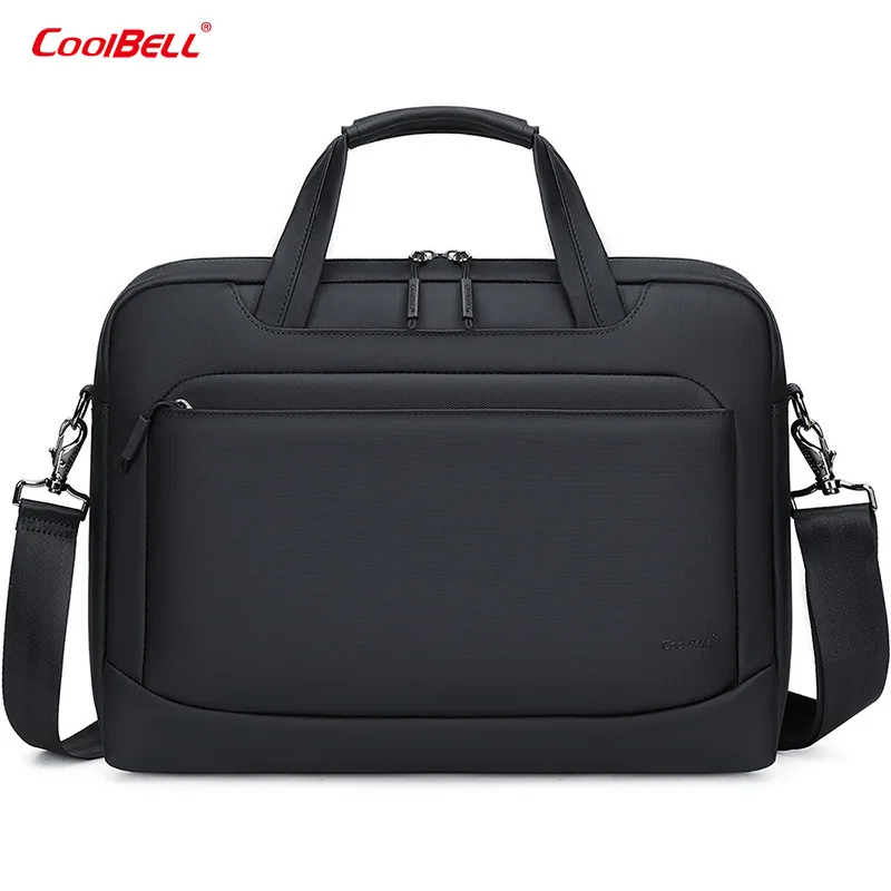 Borsa per laptop da ufficio aziendale da 15,6 pollici Borsa a tracolla a tracolla portatile di grande capacità per valigetta direzionale da uomo