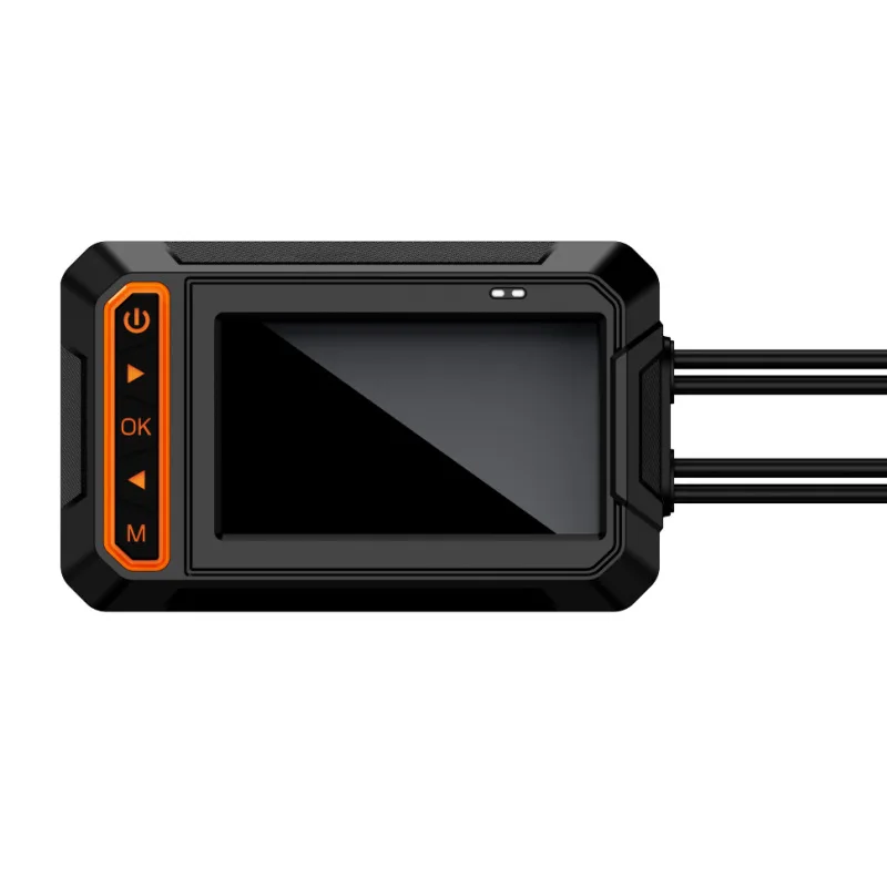 Imagem -05 - Motocicleta Dashcam com Gps Wifi Dual Lens Caixa Preta Impermeável Visão Noturna Gravador de Vídeo Dash Cam Polegadas 4k Ip67